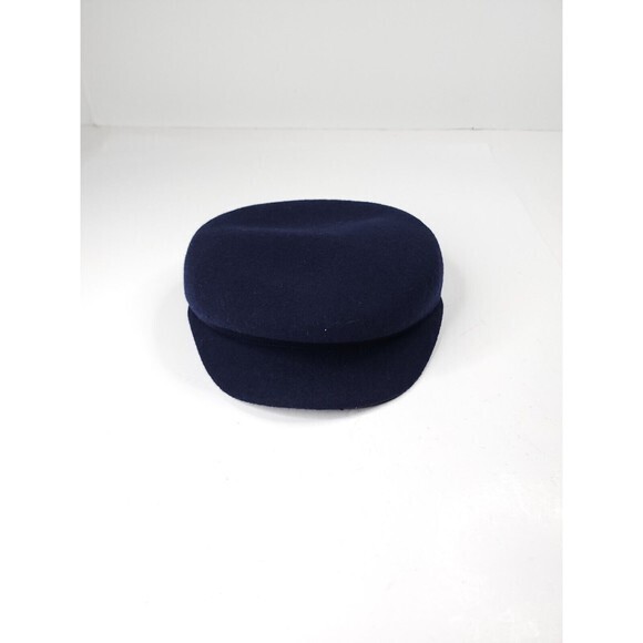 Vtg Kangol Kids Medium English Cap Hat Blue‎ Wool Mau - Picture 1 of 9